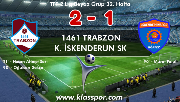 1461 Trabzon 2 - K. İskenderun SK 1