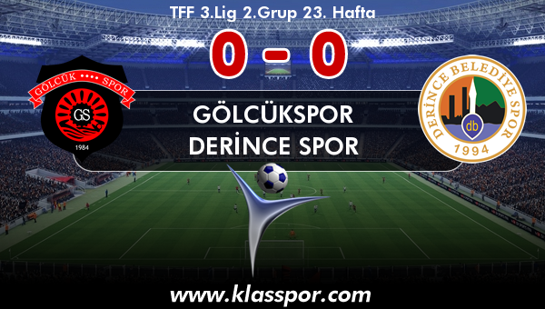 Gölcükspor 0 - Derince Spor 0