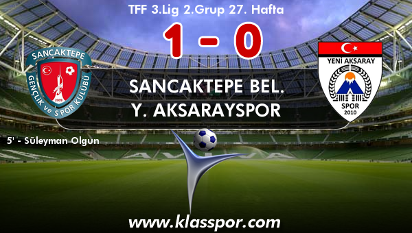 Sancaktepe Bel. 1 - Y. Aksarayspor 0