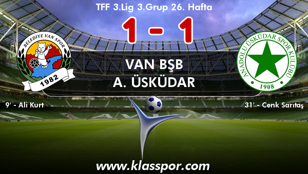 Van BŞB 1 - A. Üsküdar 1