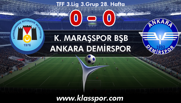 K. Maraşspor BŞB 0 - Ankara Demirspor 0