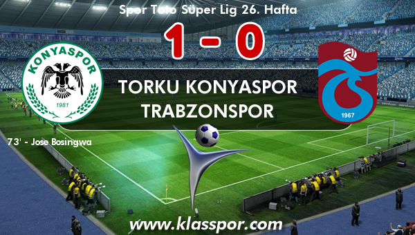 Torku Konyaspor 1 - Trabzonspor 0