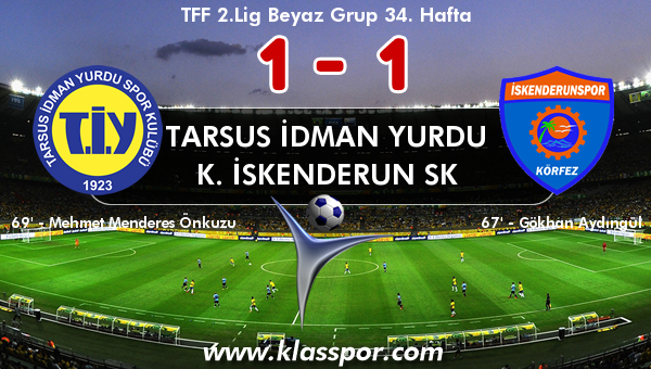 Tarsus İdman Yurdu 1 - K. İskenderun SK 1