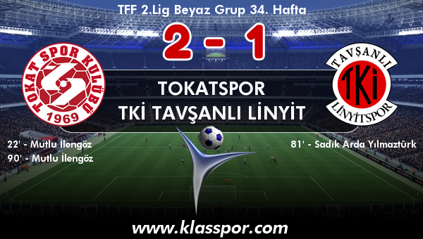 Tokatspor 2 - TKİ Tavşanlı Linyit 1