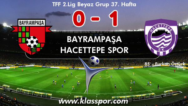 Bayrampaşa 0 - Hacettepe Spor 1