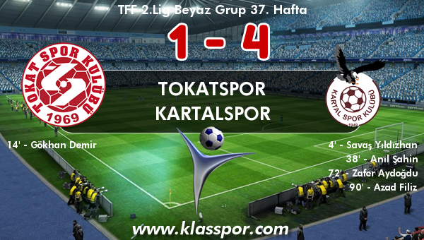 Tokatspor 1 - Kartalspor 4