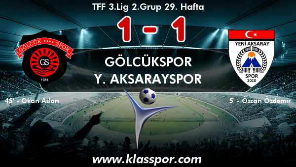 Gölcükspor 1 - Y. Aksarayspor 1