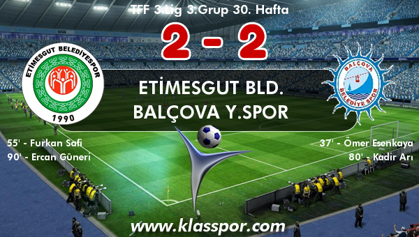 Etimesgut Bld. 2 - Balçova Y.spor 2