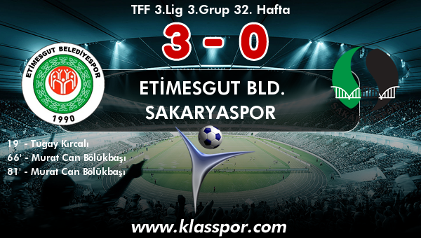 Etimesgut Bld. 3 - Sakaryaspor 0