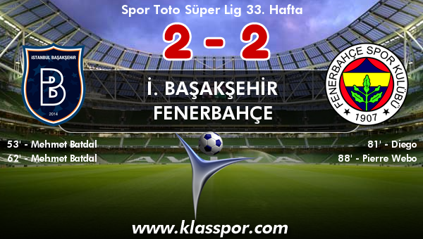 İ. Başakşehir 2 - Fenerbahçe 2