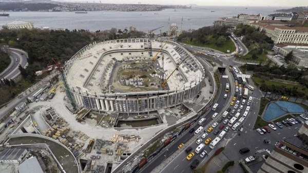 Vodafone Arena'da talihsiz kaza
