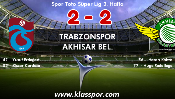 Trabzonspor 2 - Akhisar Bel. 2