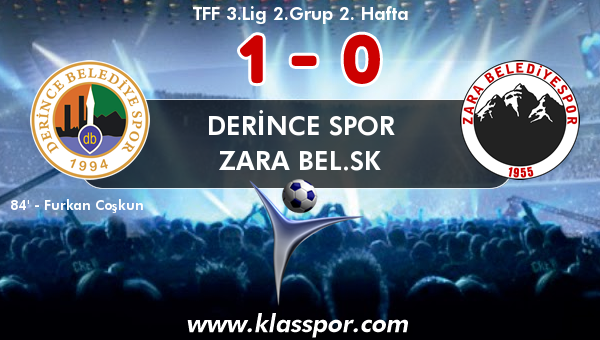 Derince Spor 1 - Zara Bel.SK 0