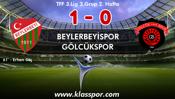 Beylerbeyispor 1 - Gölcükspor 0