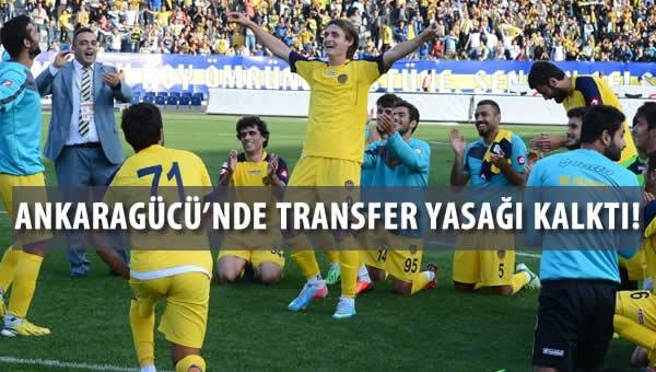 Ankaragücü'nde transfer yasağı resmen kalktı