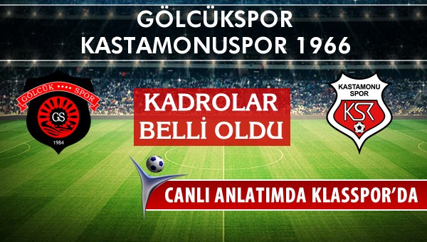 İşte Gölcükspor - Kastamonuspor 1966 maçında ilk 11'ler