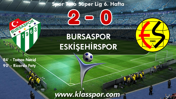 Bursaspor 2 - Eskişehirspor 0