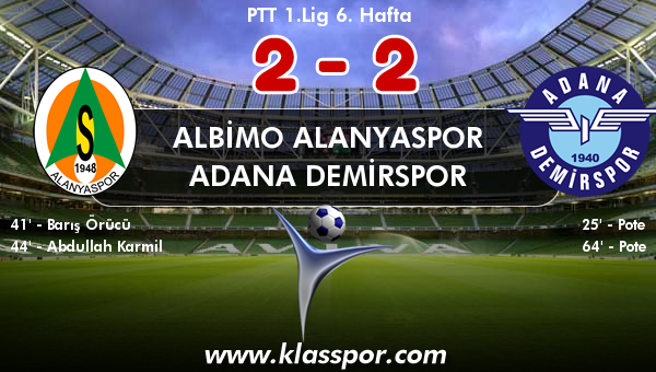 Albimo Alanyaspor 2 - Adana Demirspor 2