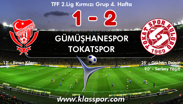 Gümüşhanespor 1 - Tokatspor 2