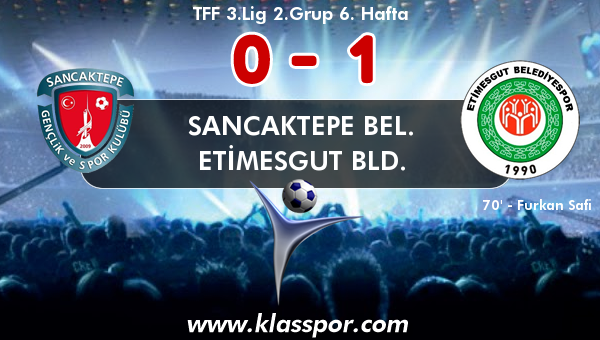 Sancaktepe Bel. 0 - Etimesgut Bld. 1