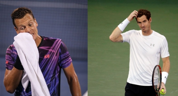 Murray ve Berdych elendi!