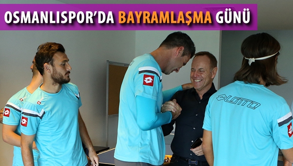 Osmanlıspor'da bayramlaşma töreni yapıldı