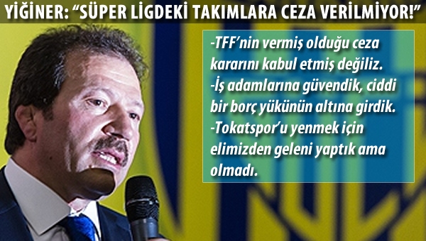 Yiğiner: "Destek sözüne güvenip borca girdik"
