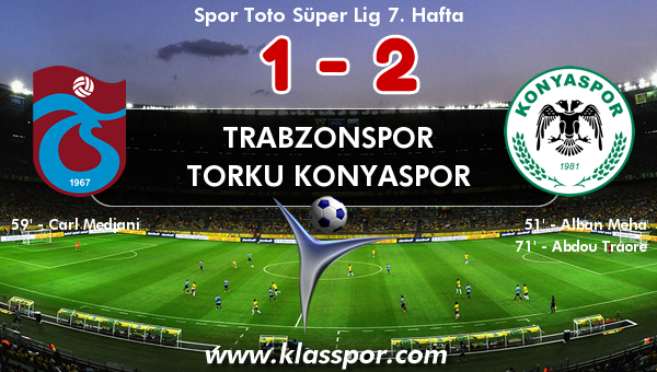 Trabzonspor 1 - Torku Konyaspor 2