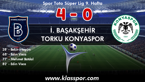 İ. Başakşehir 4 - Torku Konyaspor 0