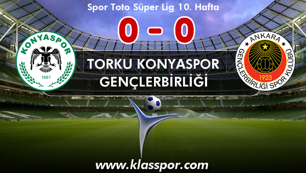 Torku Konyaspor 0 - Gençlerbirliği 0