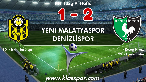 Yeni Malatyaspor 1 - Denizlispor 2