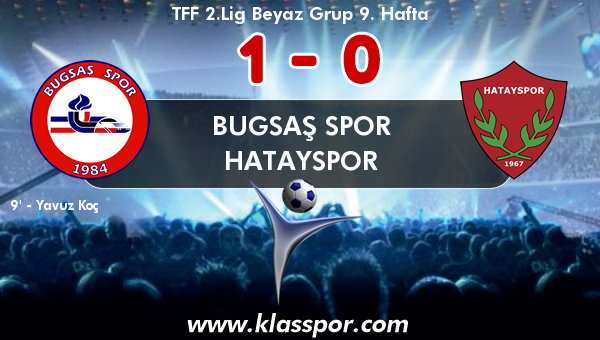 Bugsaş Spor 1 - Hatayspor 0