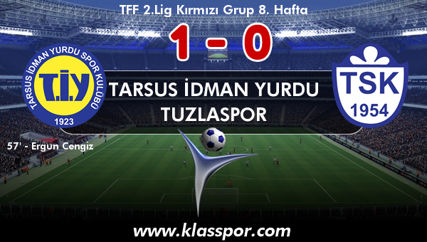 Tarsus İdman Yurdu 1 - Tuzlaspor 0