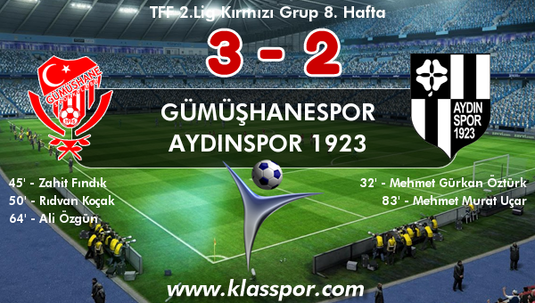 Gümüşhanespor 3 - Aydınspor 1923 2