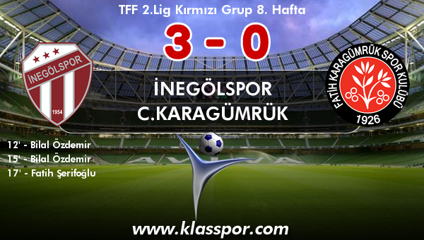 İnegölspor 3 - C.Karagümrük 0