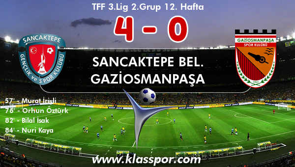 Sancaktepe Bel. 4 - Gaziosmanpaşa 0