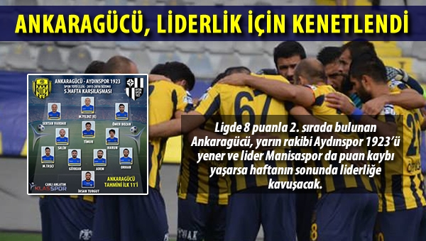 Ankaragücü liderlik için kenetlendi