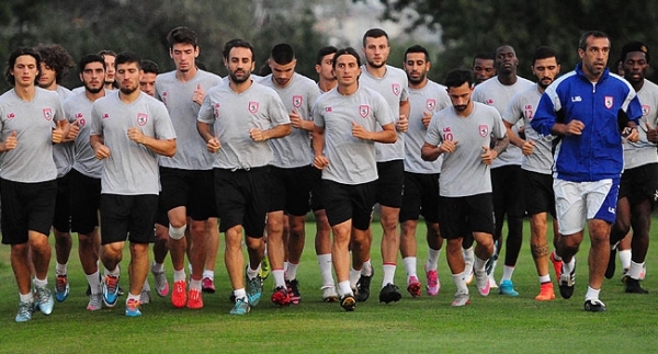 Samsunspor şut çalıştı