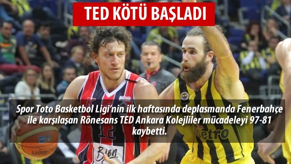 TED kötü başladı...