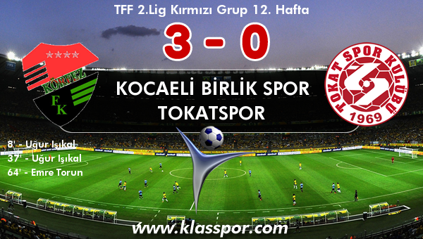 Kocaeli Birlik Spor 3 - Tokatspor 0