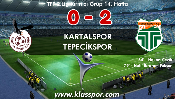 Kartalspor 0 - Tepecikspor 2