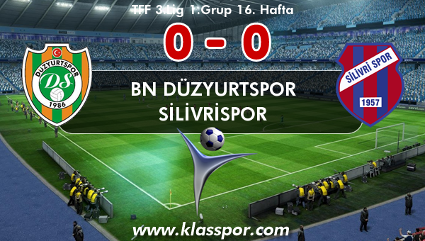 BN Düzyurtspor 0 - Silivrispor 0