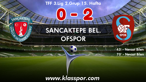 Sancaktepe Bel. 0 - Ofspor 2