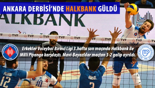 Ankara Derbisi'nde Halkbank güldü