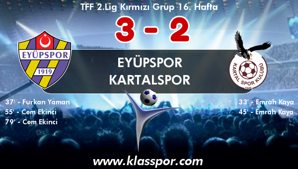 Eyüpspor 3 - Kartalspor 2