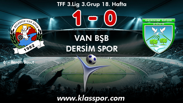 Van BŞB 1 - Dersim Spor 0