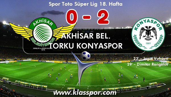 Akhisar Bel. 0 - Torku Konyaspor 2