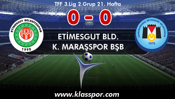 Etimesgut Bld. 0 - K. Maraşspor BŞB 0