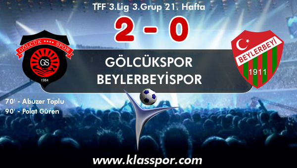 Gölcükspor 2 - Beylerbeyispor 0