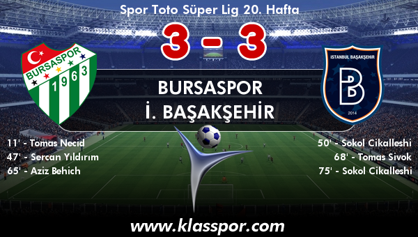 Bursaspor 3 - İ. Başakşehir 3